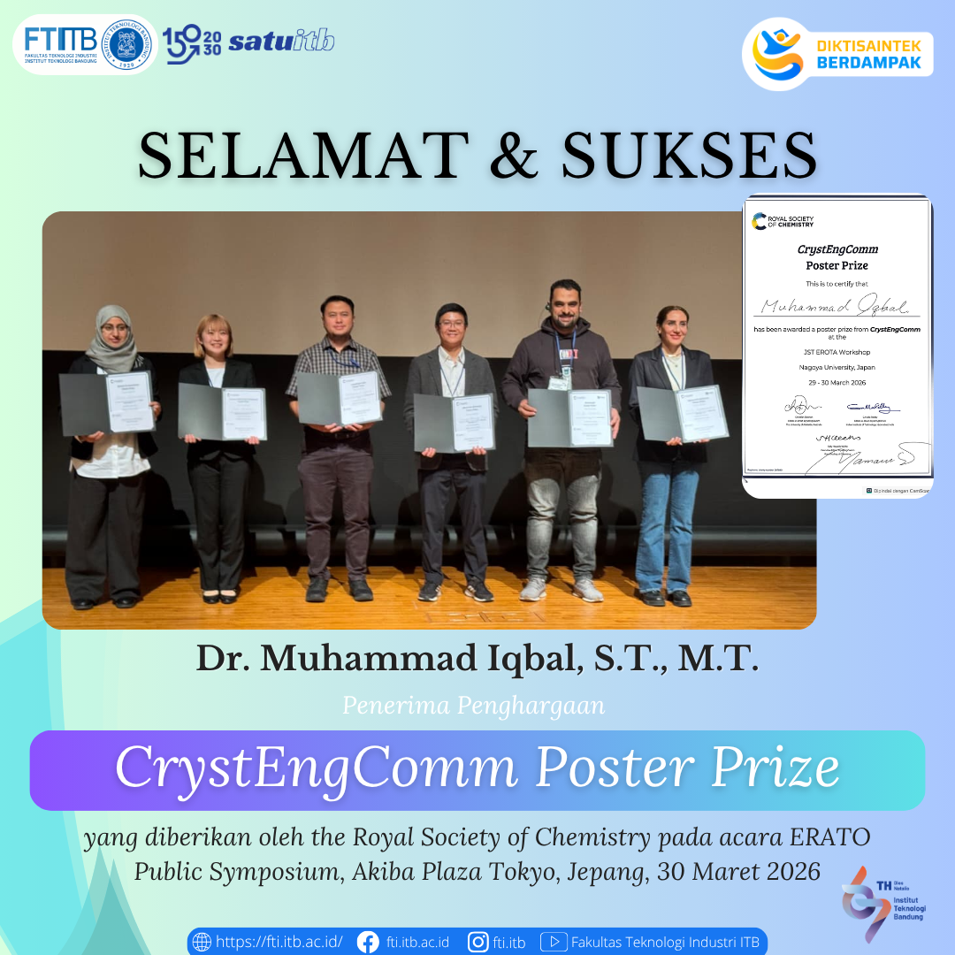 Inovasi Material Sensor antarkan Dr. Muhammad Iqbal Raih Penghargaan di Jepang