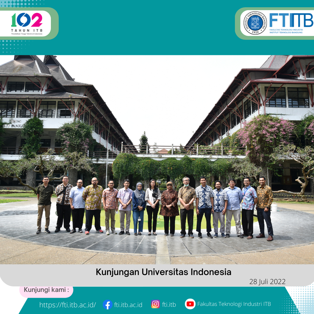 Kerjasama Fti Itb Bulan Juli 2022 Fakultas Teknologi Industri