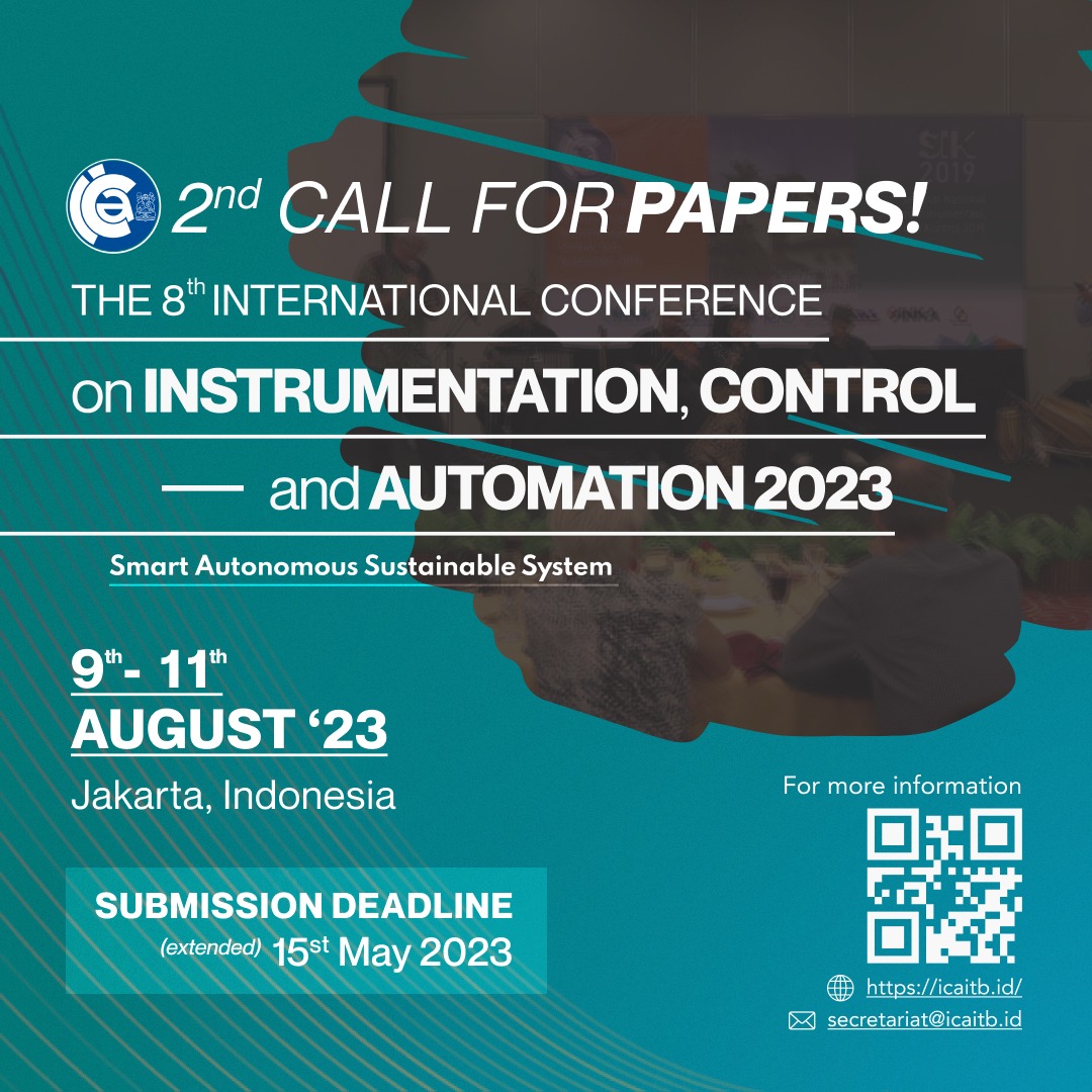 2nd Call of Papers International Conference on Instrumentation, Control