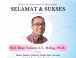 Selamat dan Sukses atas dilantiknya Prof. Brian Yuliarto, S.T., M.Eng., Ph.D. sebagai Wakil Rektor Bidang Riset dan Inovasi ITB periode 2025 – 2030