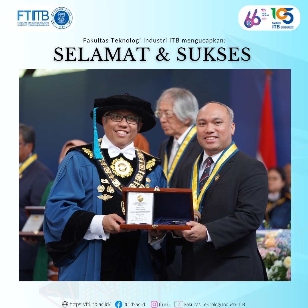 Alumni Teknik Industri FTI raih penghargaan Ganesa Wirya Jasa Utama