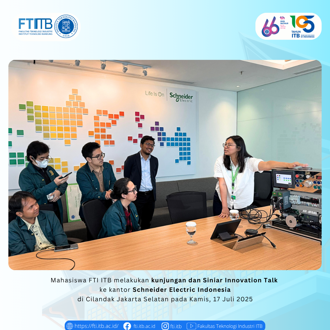 Kunjungan Mahasiswa FTI ITB ke Schneider Electric Indonesia
