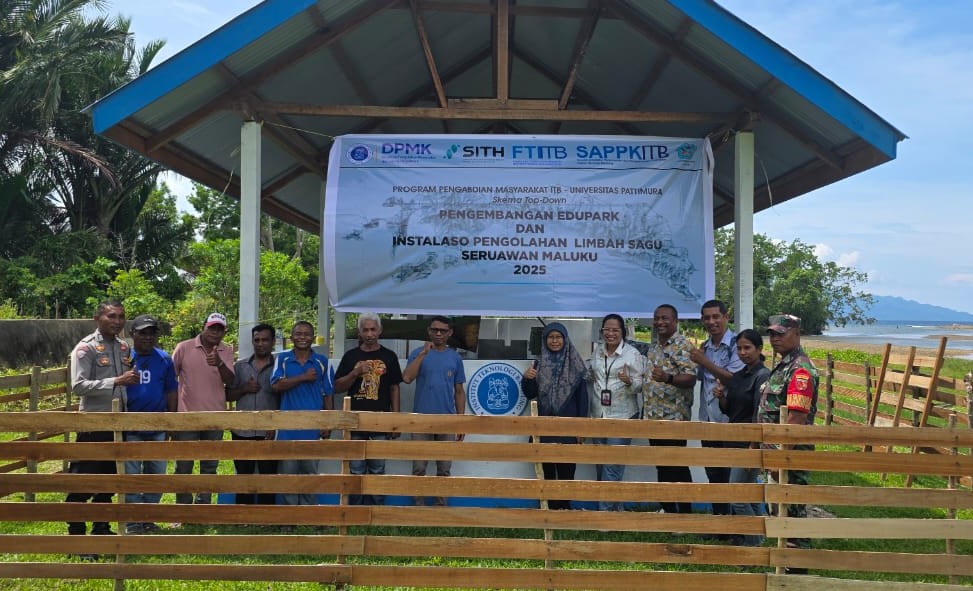ITB Kembangkan Edupark dan Instalasi Pengolahan Limbah Sagu di Pulau Seram