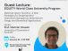 Guest Lecture: EQUITY World Class University Program